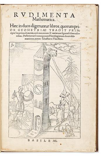Muenster, Sebastian (1488-1552) Rudimenta Mathematica.